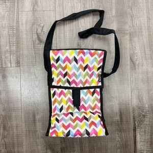 PackIt French Bull Colorful Chevron Wine Bottle Freezable Bag